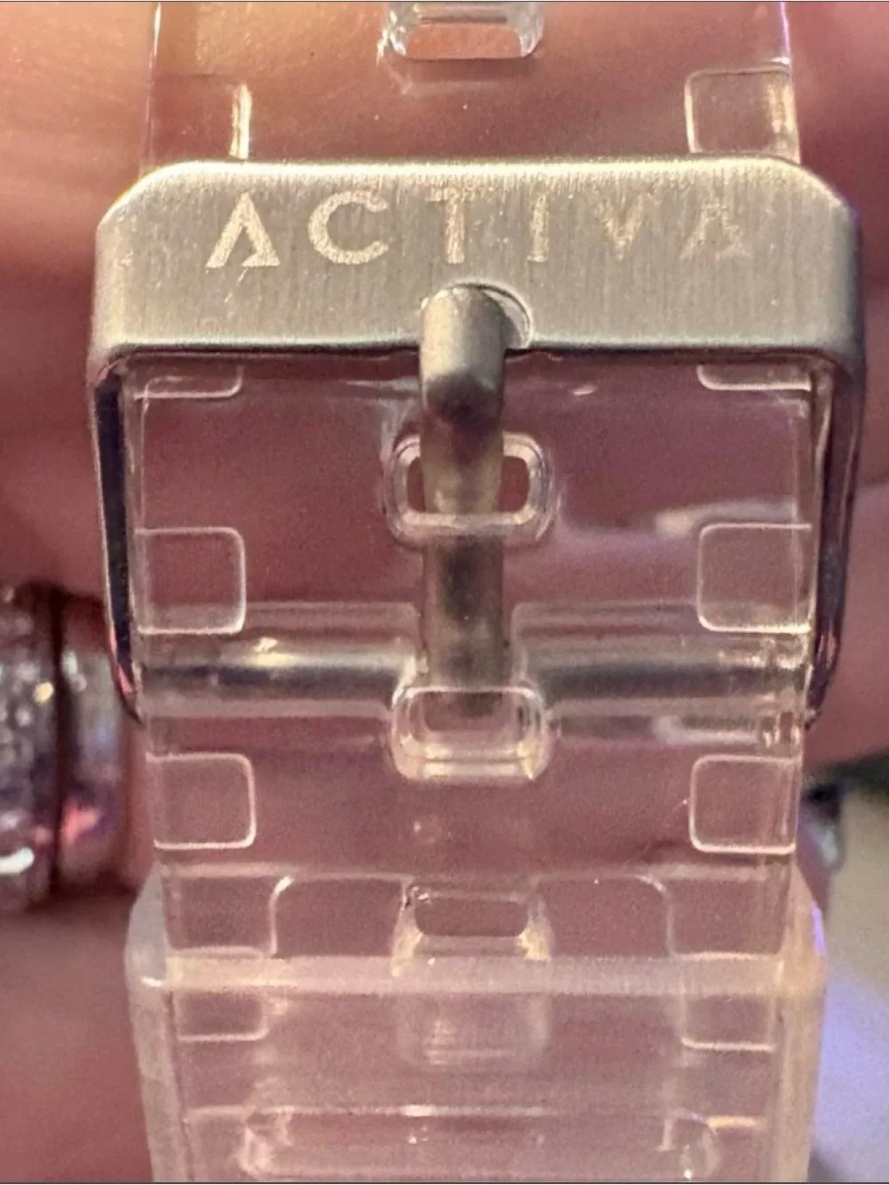 Invicta Clear/Transparent Digital Activa Sport Watch with Keychain & travel case